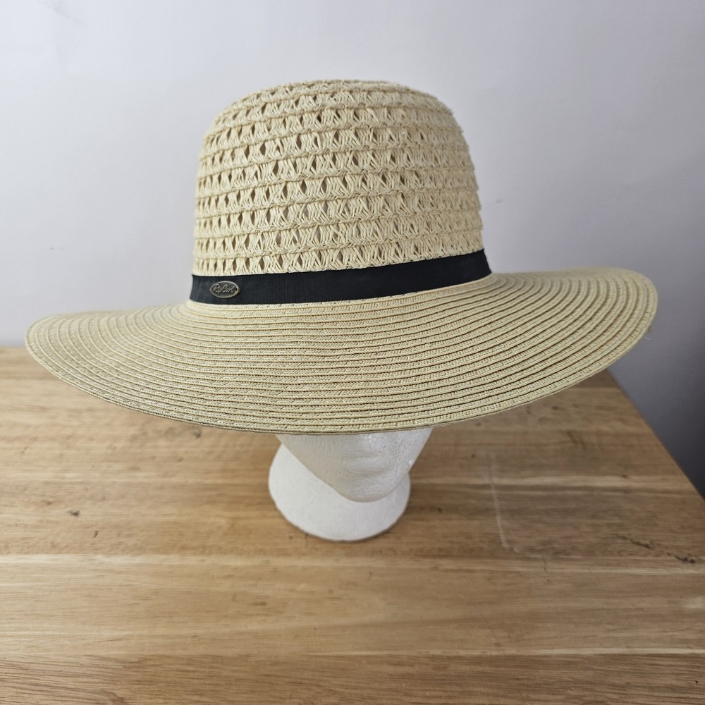 Rip Curl 100% Paper Hat Beige Beach Travel Vacation One Size